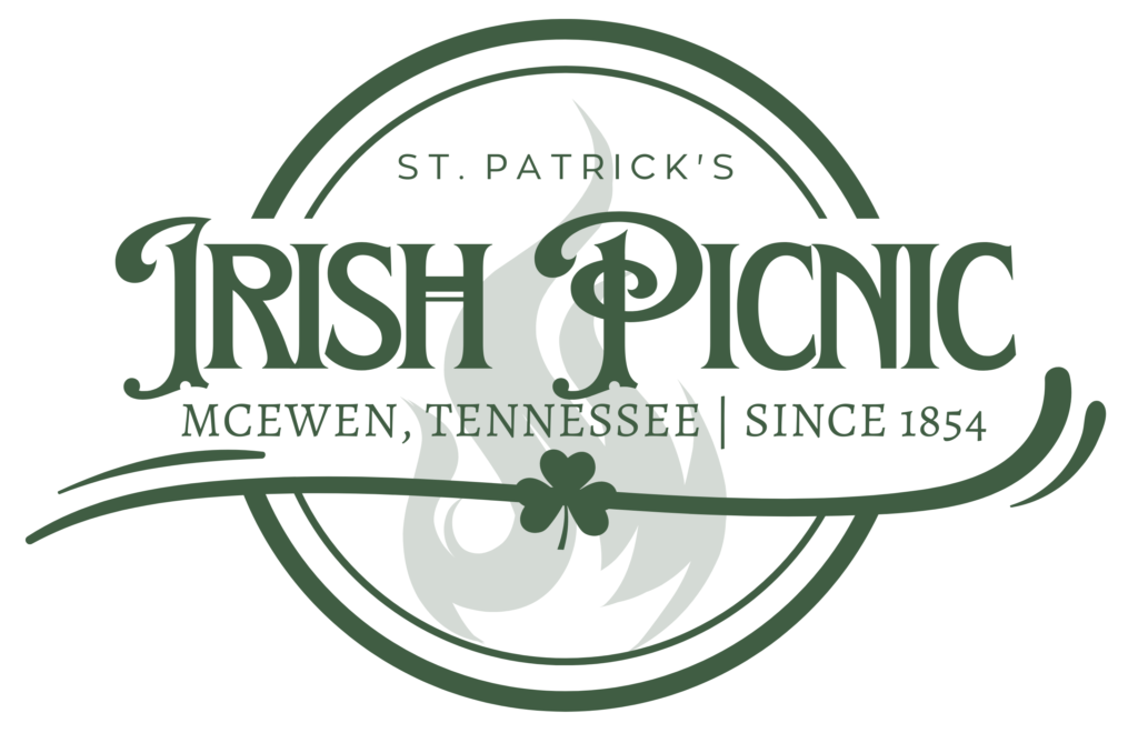 t. Patrick’s Irish Picnic logo in McEwen, Tennessee, established in 1854